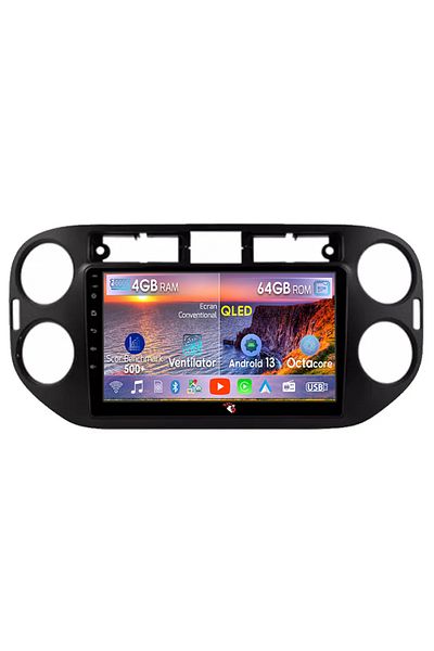 navi-it Navigatie dedicata Volkswagen Tiguan, 4GB RAM 64GB ROM, Octacore, Android 14, Display QLED 9", DSP,