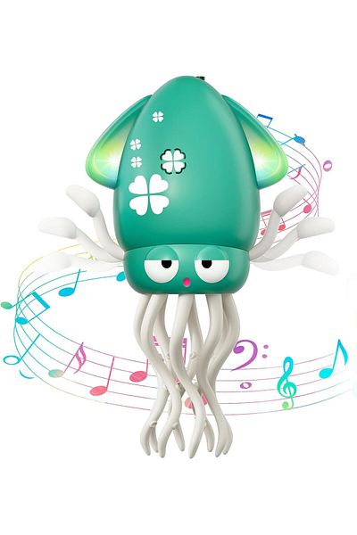 MACON Electric Dancing Octopus Baby Toy – Crawling, Music & Tummy Time Fun | USB Rechargeable