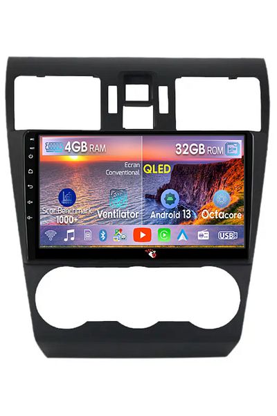 navi-it Navigatie dedicata Subaru Forester 2013-2014, 4 GB RAM 32 ROM, Android 13, Display QLED, 9", DSP, Ca