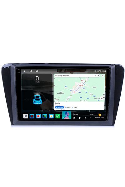 navi-it Dedicated navigation Skoda Octavia A7 2014, 4GB RAM 64GB ROM, Octacore, Android 14, Display QLED 1K 10