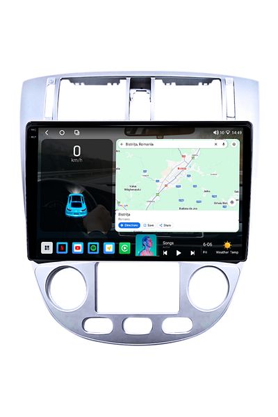 navi-it Navigatie dedicata Chevrolet Lacetti 2004-2013, 4GB RAM 64GB ROM, Octacore, Android 14, Display QLED