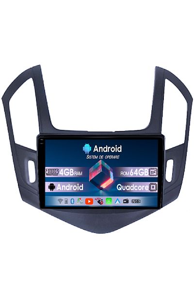 navi-it Navigatie dedicata Chevrolet Cruze 2012-2015, 4GB RAM 64GB ROM, Quadcore, Android 14, Display QLED 1