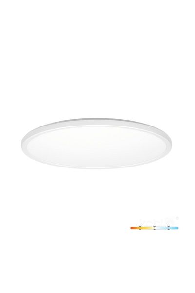 Kobi Nivera round LED ceiling light 18W, 1800lm, IP54, warm/neutral/cold light, white,