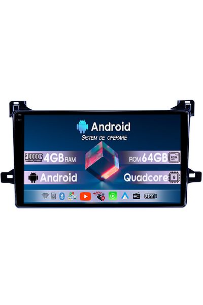 navi-it Navigatie dedicata Toyota Prius XW50 2015-2020, 4GB RAM 64GB ROM, Octacore, Display 9" QLED 1K, Carp