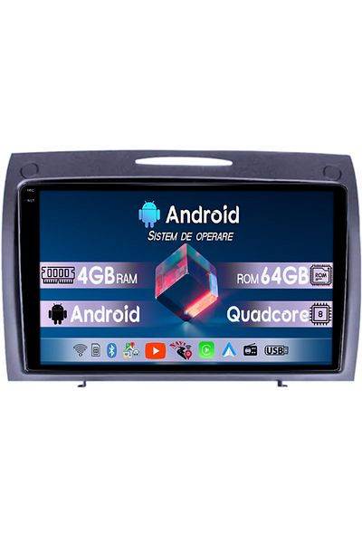 navi-it Navigatie dedicata BENZ SLK 2006-2010, 4GB RAM 64GB ROM, Octacore, Display 9" QLED 1K, Carplay, Andr