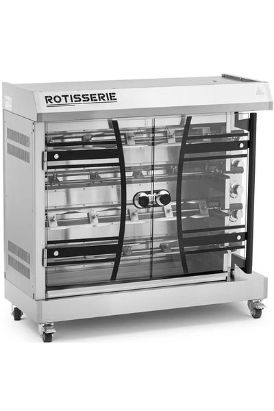 Royal Catering Rożen elektryczny na 4-6 kurczaków 4 poziomy 8000 W 400 V