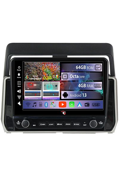 navi-it Navigatie dedicata Prado 2017-2018 cu butoane rotative model 2024, 4GB RAM 64GB ROM, Quadcore, Andro