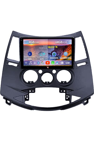 navi-it Navigatie dedicata Mitsubishi Grandis 2003-2011, 4GB RAM 64GB ROM, Octacore, Android 14, Display QLE