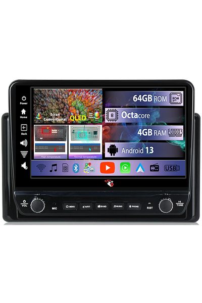 navi-it Raize 2020 dedicated navigation with rotary buttons model 2024, 4GB RAM 64GB ROM, Quadcore, Android 13