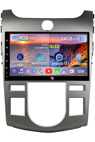 navi-it Navigatie dedicata Kia Forte Cerato 2008-2013, Black, 4GB RAM 64GB RO...