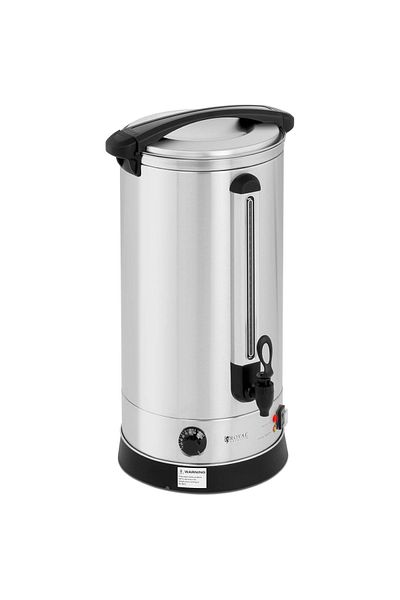 Royal Catering Warnik podgrzewacz do wody grzańca podwójne ścianki stalowy 23.5L 2500 W