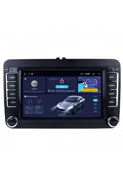 navi-it Navigatie dedicata Volkwagen, 4GB RAM 64GB ROM, Octacore, Android 14, Display QLED 7", DSP, Carplay&