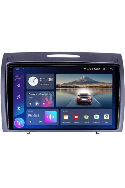 navi-it Navigatie dedicata BENZ SLK 2006-2010, 4GB RAM 64GB ROM, Quad Core, Display 9" QLED 1K, Carplay, And