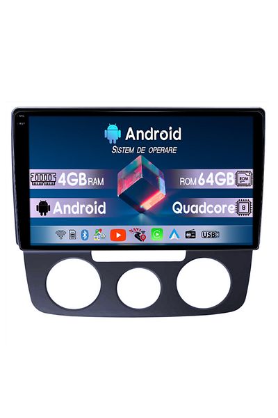 navi-it Navigatie dedicata Volkswagen Bora 2008-2012, 4GB RAM 64GB ROM, Octacore, Display 10" QLED 1K, Carpl