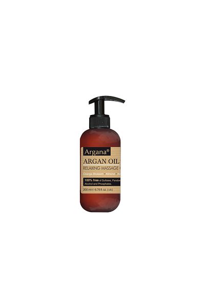 AZBANE -CASABLANCA - MAROC Ulei de masaj cu ulei de argan ARGANA/200 ml, fara parabeni