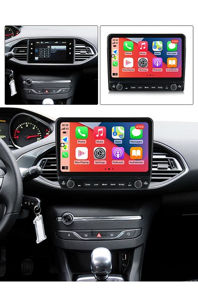 navi-it Dedicated navigation Peugeot 308 2013 - 2017 with rotary buttons model 2024, 4 GB RAM 64 ROM, Quadcore