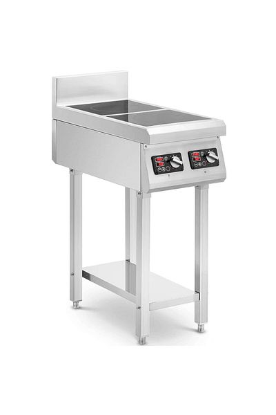 Royal Catering Kuchnia indukcyjna 2 palnikowa wolnostojąca 400 V 2 x 3500 W