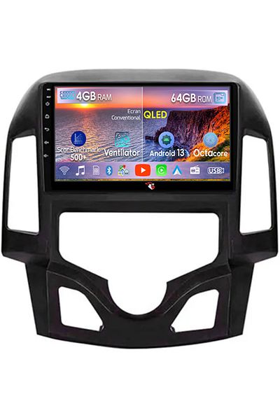 navi-it Navigatie dedicata Hyundai i30 2007-2012, 4GB RAM 64GB ROM, Octacore, Android 13, Display QLED 9", D