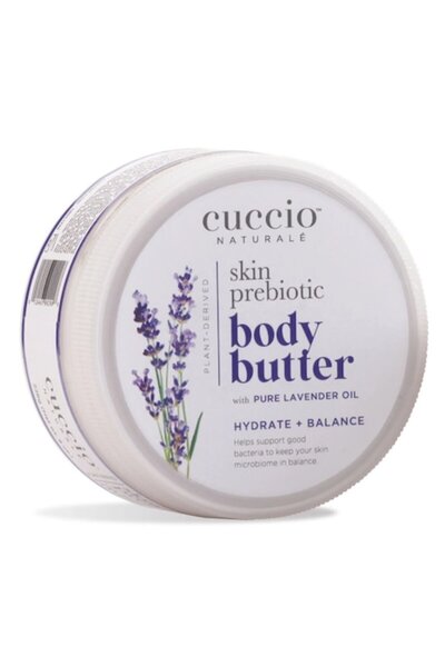 CUCCIO Unt de corp echilibrant cu prebiotice, unt cu prebiotic pentru piele, Cuccio, 226 g