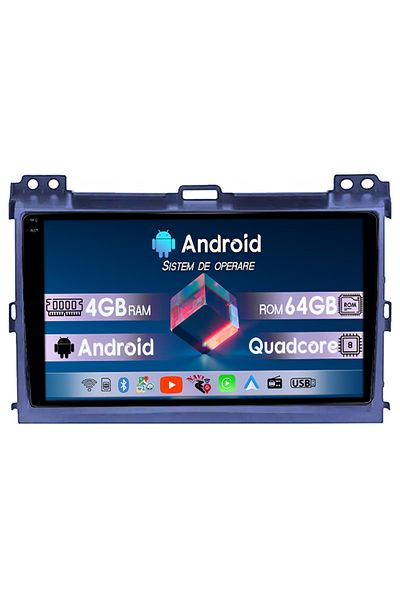 navi-it Navigatie dedicata Toyota Land Cruiser J120 Prado 2003-2009, 4GB RAM 64GB ROM, Quad Core, Display 9"