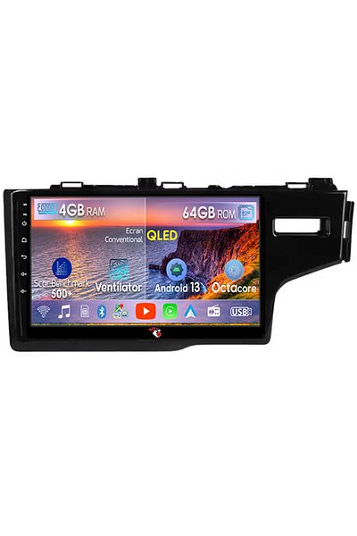 navi-it Navigatie dedicata Honda Fit 2014, 4GB RAM 64GB ROM, Octacore, Android 13, Display QLED 10", DSP, Ca