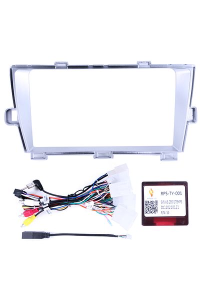 navi-it Navigatie dedicata Toyota Prius 2009-2015 (Silver), 4GB RAM 64GB ROM, Octacore, Display 9" QLED 1K,