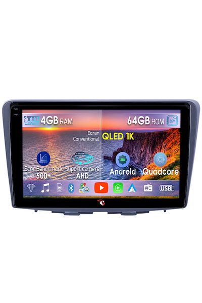 navi-it Dedicated navigation for Suzuki Baleno 2016-2018, 4GB RAM 64GB ROM, Octacore, Android 14, QLED 1K display