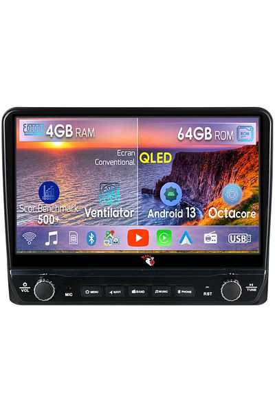 navi-it Navigatie dedicata Kodiaq 2016-2018 cu butoane rotative model 2024, 4GB RAM 64GB ROM, Quadcore, Andr