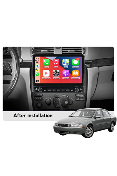 navi-it Navigatie dedicata S80 1998-2006 cu butoane rotative model 2024, 4 GB RAM 64 ROM, Quadcore, Android