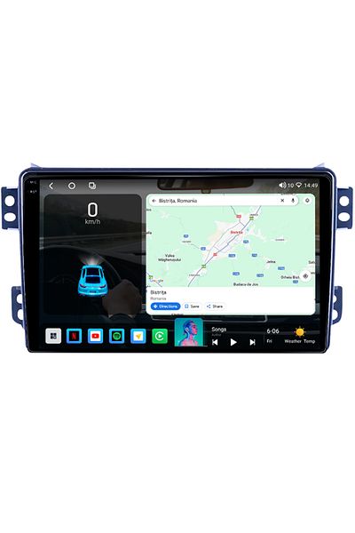 navi-it Navigatie dedicata Opel Agila 2007-2014/Suzuki Splash, 4GB RAM 64GB ROM, Octacore, Android 14, Displ