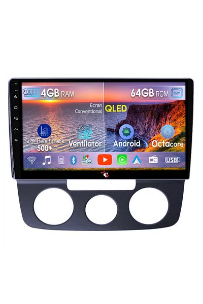 navi-it Navigatie dedicata Volkswagen Bora 2008-2012, 4GB RAM 64GB ROM, Octacore, Android 14, Display QLED 1