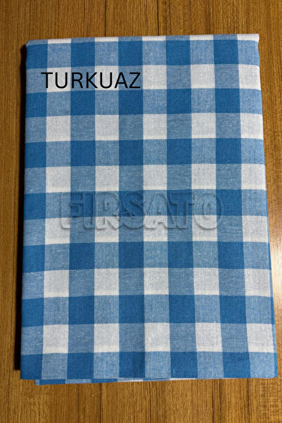 Fırsato مفرش طاولة منقوش مربع ملون مقاس 160×160 سم