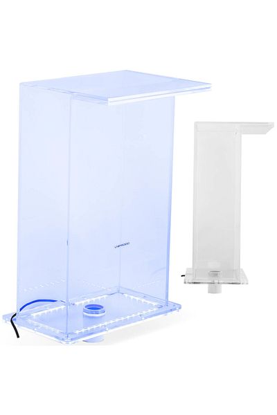 UNIPRODO Pipă de scurgere cu iluminare LED 35 cm, debit de apă 310 mm