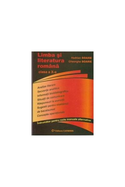Editura Carminis Romanian language and literature. A guide for students