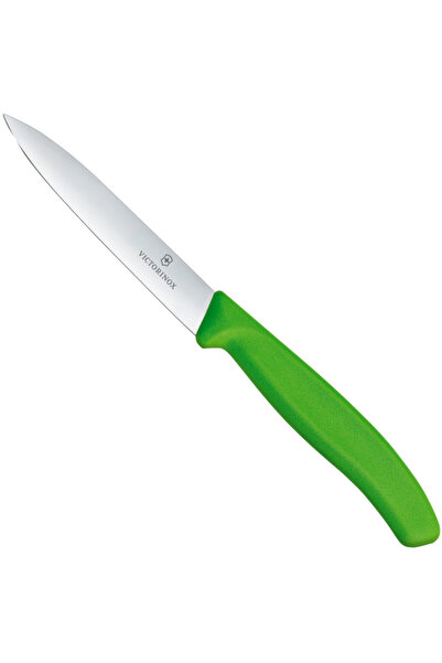Victorinox Cutit Pentru Decojit 6.7706.L114, Lama 10 cm, Verde