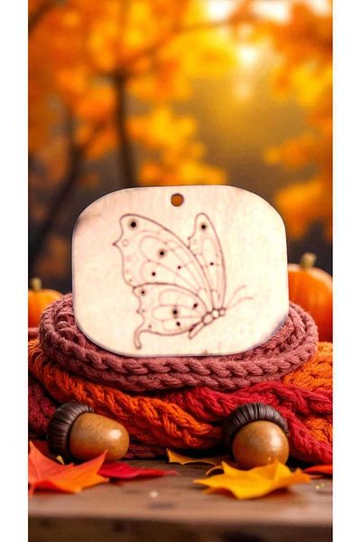 yerlikaya bakır Butterfly Pure Copper Necklace