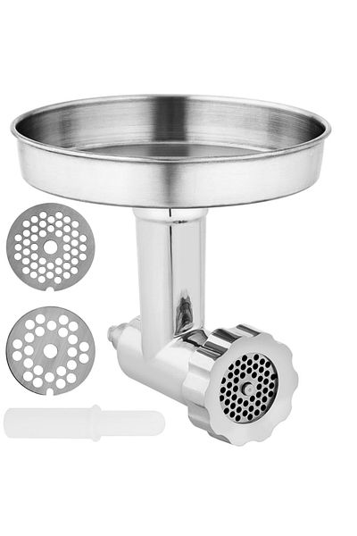 Royal Catering Accesoriu pentru tocatoare de carne pentru mixere planetare RCPM-7.1D RCPM-7.1C 8 elemente