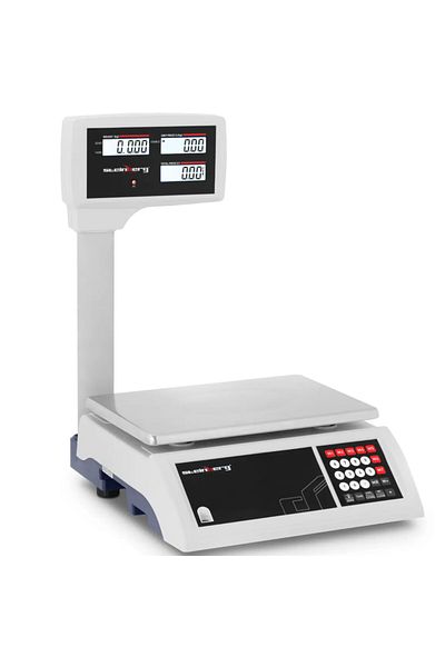 Steinberg Systems Cântar LCD de bancă pentru magazin, depozit sau cântar de cântărire 30 kg / 5 g