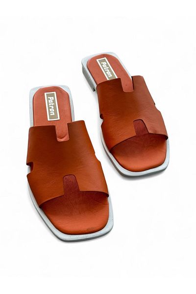 PATRON SHOES Genuine Leather Women's Slippers