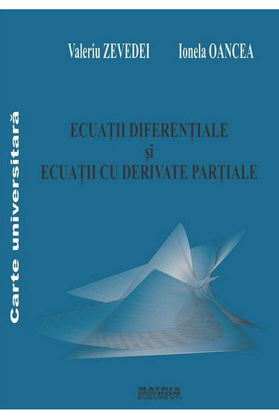 Editura Matrixrom Differential equations and partial differential equations
