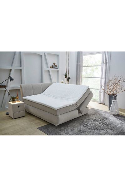 LUNA HOME Topper pentru saltea din spuma cu husă detașabilă 140x200 cm