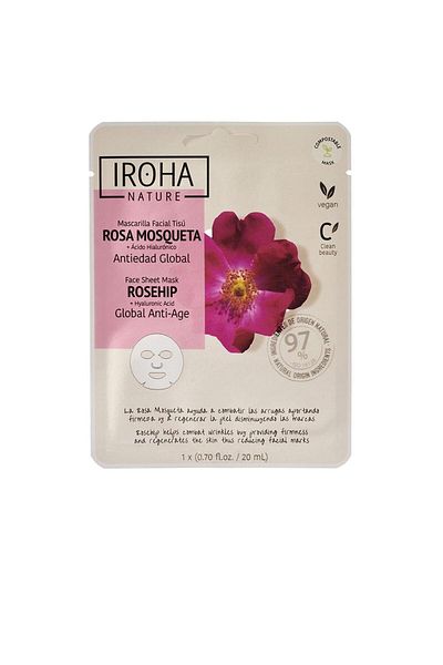 Iroha Masca Faciala Hidratanta Rosa Mosqueta 1 Buc
