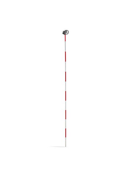 Steinberg Systems Mini pryzmat lustro dalmiercze geodezyjne z tyczką srebrna powłoka śr. 3,5 cm 1,26 m