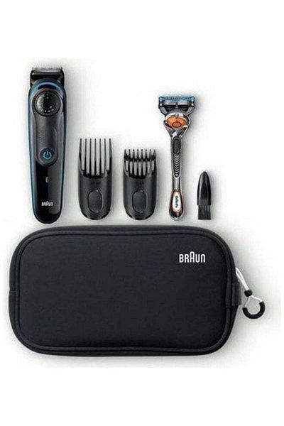Braun Bt3940Ts Beard Trimmer For Men - Gillette Fusion5 Proglide Razor Black