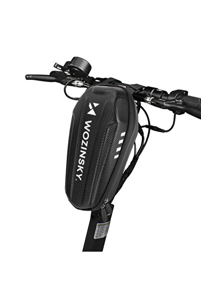 WOZINSKY Geantă impermeabilă pentru ghidonul trotinetei, 2L, neagră
