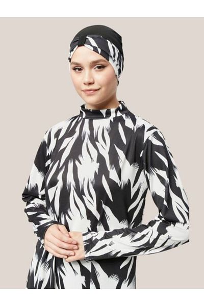 Fitsauna Πλήρως κλειστό απωθητικό νερού Quick Dry Hijab Μαγιό Κοστούμι Cleopatra Model 1020