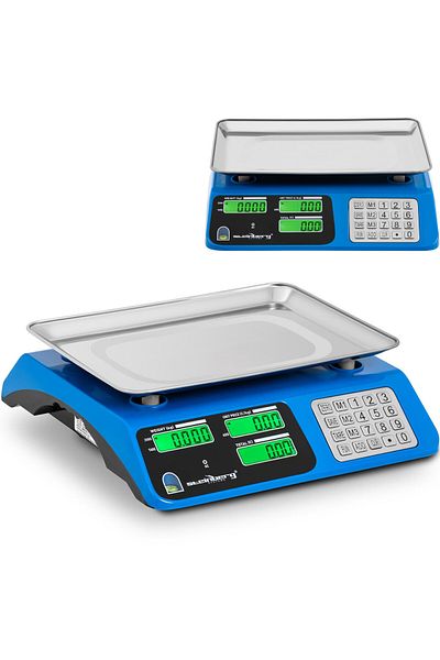 Steinberg Systems Cântar de verificare LCD 34 x 24 cm 40 kg / 2 g albastru
