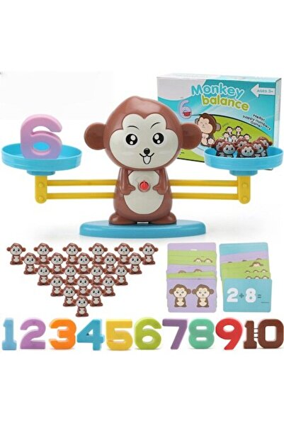 OEM Educational Math Toy Set, 25 Monkeys, 10 Numbers, 68 Pieces, Ages 3-5