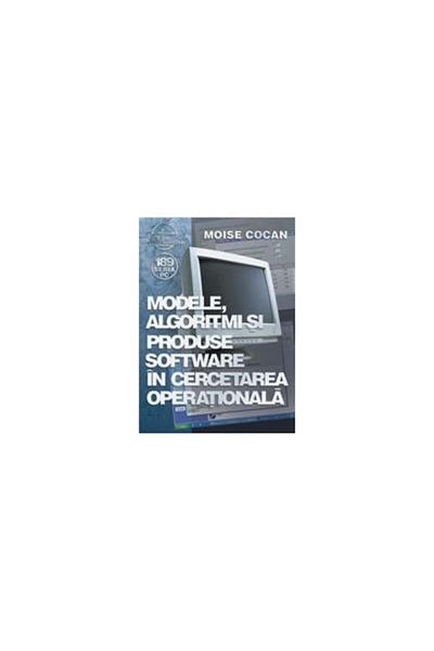 Editura Albastra Models, algorithms and software products in research