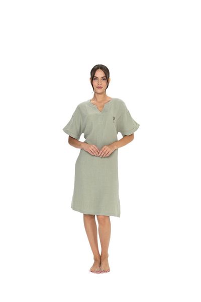 U.S. Polo Assn. U.S. Polo Assn. Women's Khaki Nightgown 20018